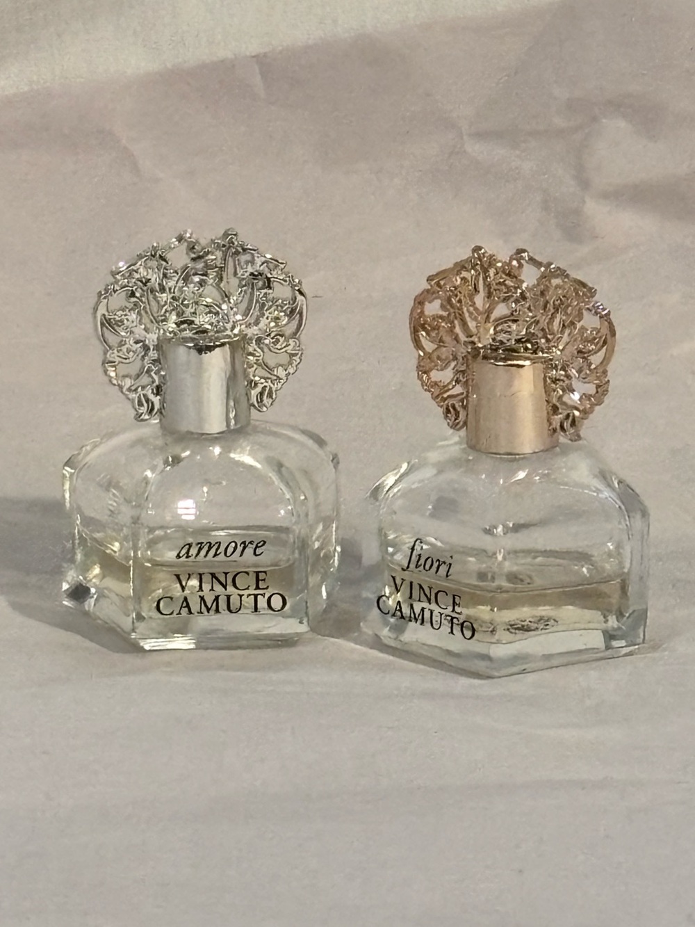 Vince Camuto miniature perfume bottles